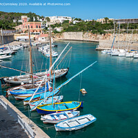 Buy canvas prints of Porto Tricase harbour in Puglia, Southern Italy by Angus McComiskey