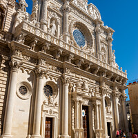 Buy canvas prints of Basilica di Santa Croce in Lecce by Angus McComiskey