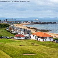 Buy canvas prints of Glen Golf Course North Berwick by Angus McComiskey