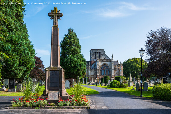 War memorial at St Mary’s Parish Church Haddington Picture Board by Angus McComiskey