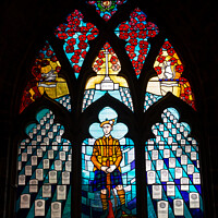 Buy canvas prints of Great War Window Church of the Holy Rude, Stirling by Angus McComiskey