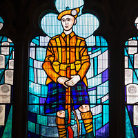 Buy canvas prints of Detail Great War Window Church of the Holy Rude by Angus McComiskey