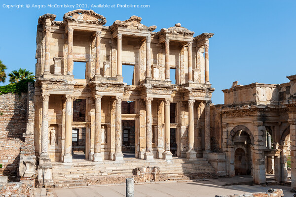 Library of Celsus at Ephesus  Picture Board by Angus McComiskey
