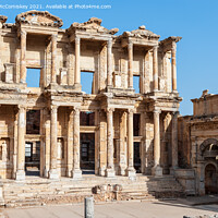 Buy canvas prints of Library of Celsus at Ephesus  by Angus McComiskey