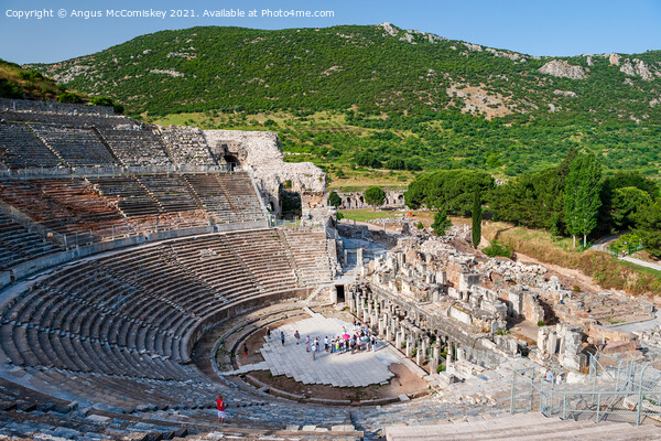 Roman Theatre at Ephesus, Turkey Picture Board by Angus McComiskey