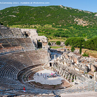 Buy canvas prints of Roman Theatre at Ephesus, Turkey by Angus McComiskey