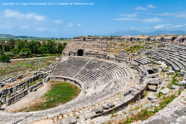 Roman Theatre at Miletus, Turkey Picture Board by Angus McComiskey