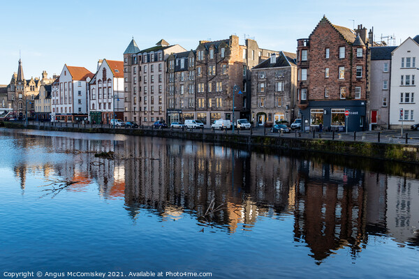 Buildings on The Shore in Leith, Edinburgh Picture Board by Angus McComiskey