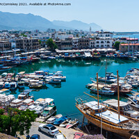 Buy canvas prints of Kyrenia harbour, Northern Cyprus by Angus McComiskey