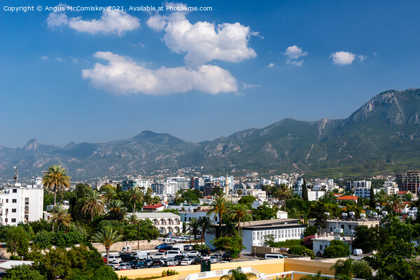 View across Kyrenia, Northern Cyprus Picture Board by Angus McComiskey