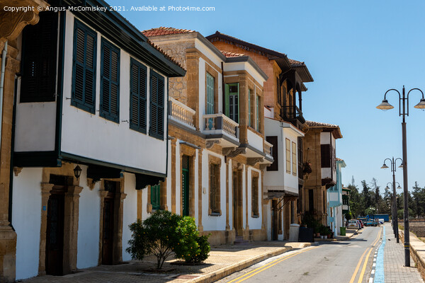 Ottoman houses in North Nicosia, Northern Cyprus Picture Board by Angus McComiskey