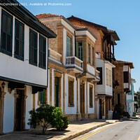 Buy canvas prints of Ottoman houses in North Nicosia, Northern Cyprus by Angus McComiskey