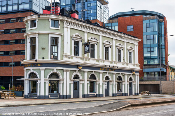 Baltic Fleet Victorian pub, Liverpool Picture Board by Angus McComiskey