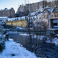 Buy canvas prints of Water of Leith Walkway at Dean Village, Edinburgh by Angus McComiskey
