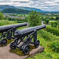 Buy canvas prints of Cannons on Gowan Hill, Stirling by Angus McComiskey