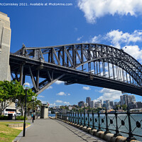 Buy canvas prints of Sydney Harbour Bridge by Angus McComiskey