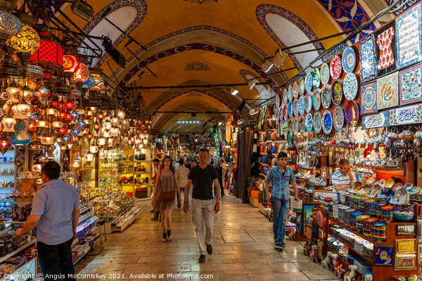Grand Bazaar, Istanbul Picture Board by Angus McComiskey