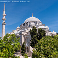 Buy canvas prints of Suleymaniye Mosque, Istanbul by Angus McComiskey
