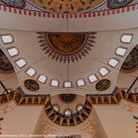 Buy canvas prints of Interior of Suleymaniye Mosque, Istanbul by Angus McComiskey
