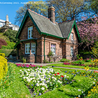 Buy canvas prints of The Gardener's Cottage, Edinburgh by Angus McComiskey