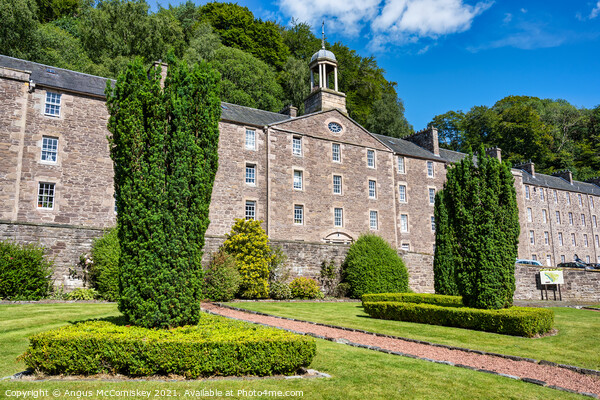 Millworkers House New Lanark, Scotland Picture Board by Angus McComiskey