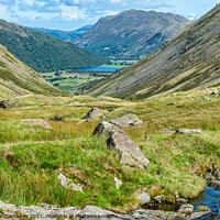 Buy canvas prints of View towards Brothers Water by Angus McComiskey