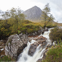 Buy canvas prints of Buachaille Etive Mor at Glencoe in Scotland by Alan Crawford