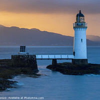 Buy canvas prints of Rubha nan Gall lighthouse on the Isle of Mull, Scotland. by Alan Crawford