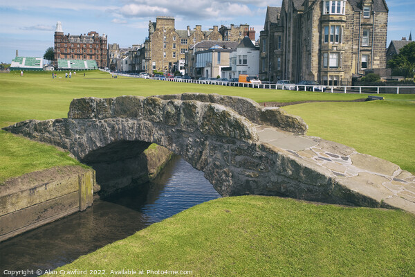 Swilcan Bridge, St. Andrews, Scotland Picture Board by Alan Crawford