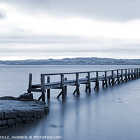 Buy canvas prints of Old Pier at Culross, Scotland by Alan Crawford