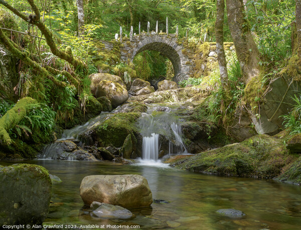 The Fairy Bridge in Glen Creran, Scotland Picture Board by Alan Crawford