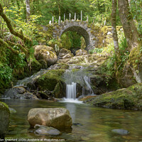 Buy canvas prints of The Fairy Bridge in Glen Creran, Scotland by Alan Crawford