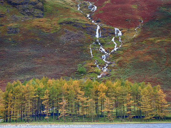 Lake District Autumn Picture Board by Alan Crawford