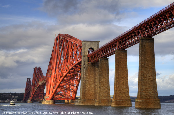 The Forth Railway Bridge, Scotland Picture Board by Alan Crawford
