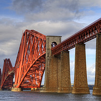 Buy canvas prints of The Forth Railway Bridge, Scotland by Alan Crawford