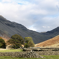 Buy canvas prints of Autumn Sunshine on Scafell Pike by Alan Crawford