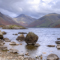 Buy canvas prints of Clouds over Wast Water by Alan Crawford