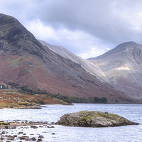 Buy canvas prints of Wast Water in the English Lake District by Alan Crawford