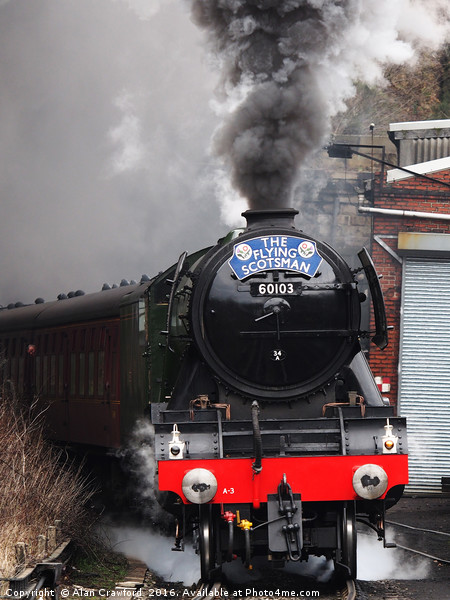 The "Flying Scotsman"  Picture Board by Alan Crawford