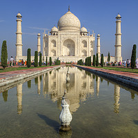 Buy canvas prints of The Taj Mahal, India by Alan Crawford