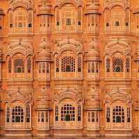 Buy canvas prints of Palace of the Winds, Jaipur, India by Alan Crawford