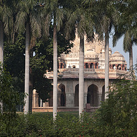 Buy canvas prints of Tomb in Lodhi Gardens, Delhi by Alan Crawford