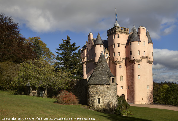 Craigievar Castle, Scotland Picture Board by Alan Crawford