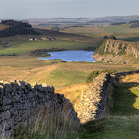 Buy canvas prints of Hadrian's Wall Looking East by Alan Crawford