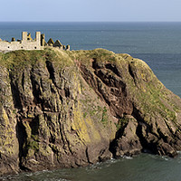 Buy canvas prints of Panorama of Dunnotar Castle, Scotland by Alan Crawford