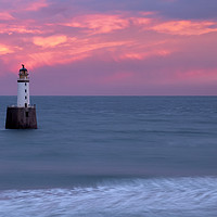 Buy canvas prints of Sunset Over Rattray Head Lighthouse, Scotland by Alan Crawford