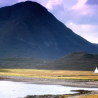 Buy canvas prints of Lonely Cottage by Alan Crawford
