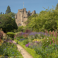 Buy canvas prints of Gardens at Crathes Castle, Scotland by Alan Crawford