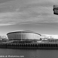 Buy canvas prints of Glasgow Waterfront Panorama by Alan Crawford