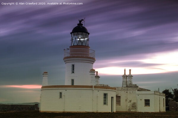 Chanonry Point Lighthouse, Scotland Picture Board by Alan Crawford